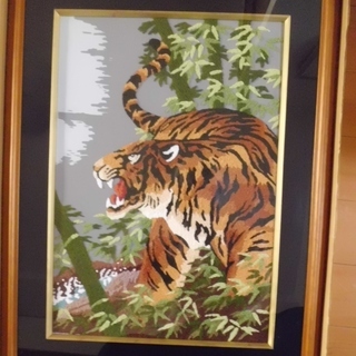 文化刺繍完成品