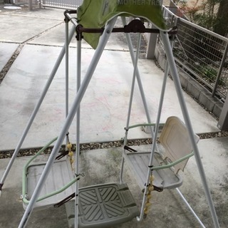 滑り台 ブランコ 屋外 2人乗り プール ジャンク品 子供 の画像