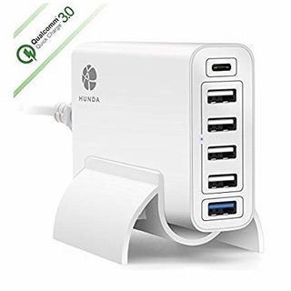 HUNDA USB C 急速充電器 60W 6ポート