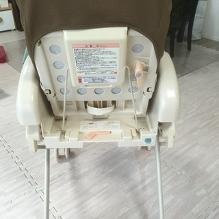 譲ります！アップリカ ハイローベッド&チェアの画像