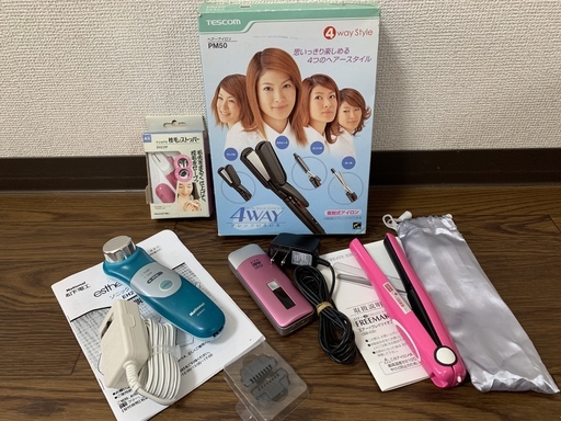 美品　≪美容家電≫ ノーノーヘア・ヘアアイロン・ソニックシェイプ