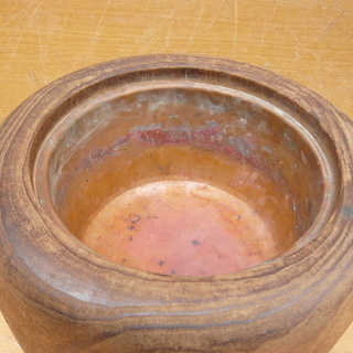 手あぶり火鉢・丸型桐火鉢の画像