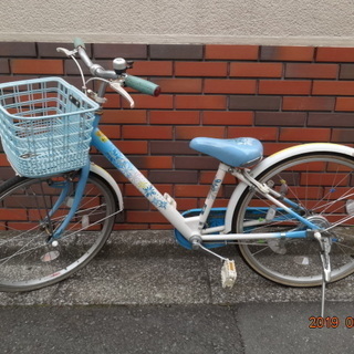 取引中　子供用自転車　２２インチ　中古　無料