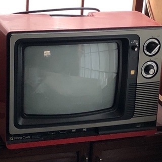 お話中 31日まで。レトロのテレビ