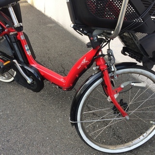 電動自転車 BS Angelino レッド 3人乗り対応　4★ 電動自転車 BS Angelino レッド 3人乗り対応 4☆ 8月-7 電動アシスト