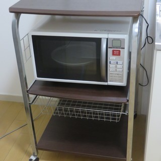 キッチン収納　レンジ・炊飯器ラック　電源付き　＜複数購入お値引き！＞