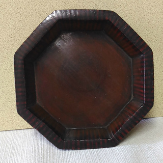 寄せ木盆② 急須盆 唐物 茶道具 a602
