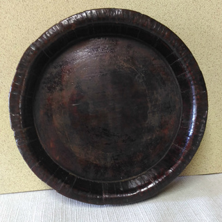 寄せ木盆③ 唐物 茶道具 a603