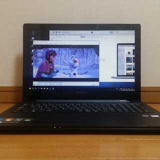 2014年製 Windows10 SSD ブルートゥース搭載 薄型 Lenovoノートパソコン USBマウスプレゼント中 (15.6型 デュアルコア Office2016)