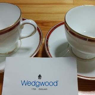 【入手困難！値下げ！】Wedgwood ティーカップ＆ソーサーセ...