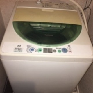 National 洗濯機　と　ヒーター差し上げます！