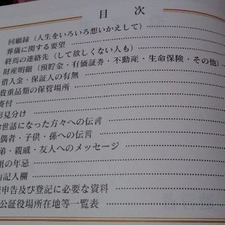 日本のしきたり、遺言と相続の知識、終焉の記の画像