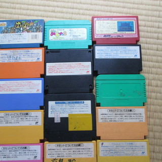 中古ファミコンソフト　14本セットの画像
