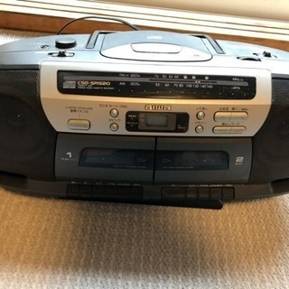 【終了】aiwa CDラジカセレコーダー