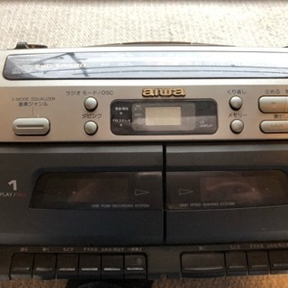 【終了】aiwa CDラジカセレコーダーの画像