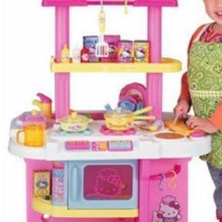 美品　キティちゃん　おままごと　キッチン