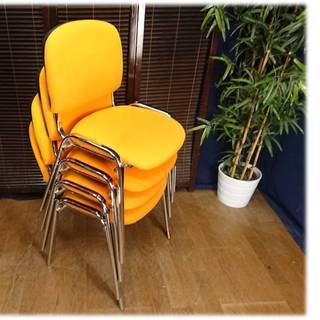 Ｃ29 会議用 ミーティング用 スタッキングチェア4脚セットの画像