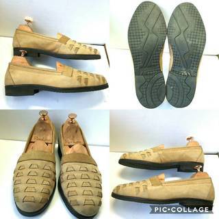 Santafe ローファー 24.5cm ベージュ系の画像