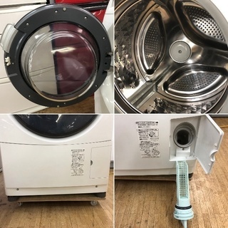 美品【 Panasonic 】パナソニック 洗濯6.0kg/乾燥3.0kg ドラム洗濯機 プチドラム マンションサイズ ダンシング洗浄 NA-VD100Lの画像