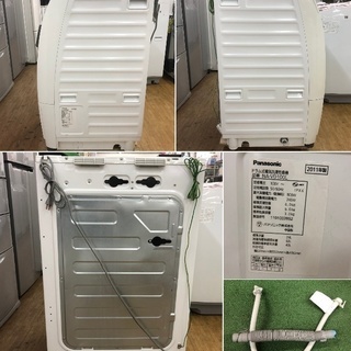 美品【 Panasonic 】パナソニック 洗濯6.0kg/乾燥3.0kg ドラム洗濯機 プチドラム マンションサイズ ダンシング洗浄 NA-VD100Lの画像