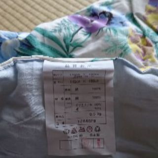 肌掛け布団(ギ、ラロッシュの刺繍入り)の画像