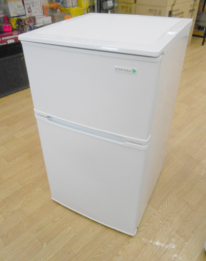 YAMADA 2ドア 冷蔵庫 90L YRZ-C09B1  2017年製 ノンフロン 冷凍冷蔵庫 ヤマダ電機 1人暮らしに 白 100Lクラス ☆ PayPay(ペイペイ)決済可能 ☆ 札幌市 清田区 平岡