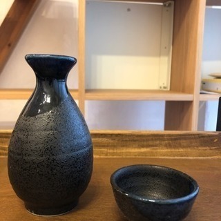 【決まりました　ありがとうございます】1合徳利とお猪口の画像