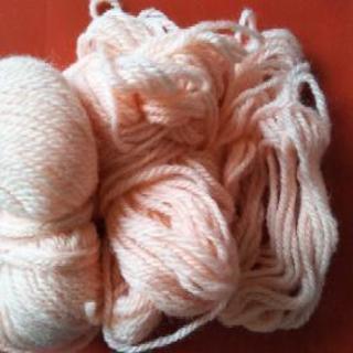 毛糸ピンク5個＋使いかけ2個の画像