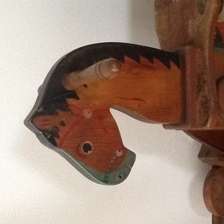 アンティーク 木馬の画像