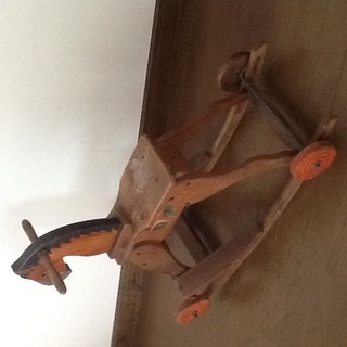 アンティーク 木馬の画像