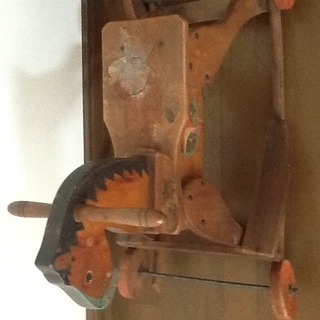 アンティーク 木馬の画像