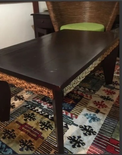 現地職人の作ったバリ家具 テーブル