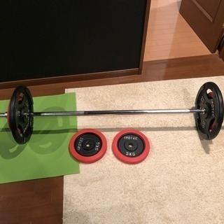 バーベル 50kg  あまり使用していません。綺麗です。