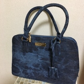 LIBEROデニム地 ハンドバッグ