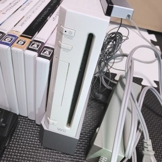 【Wii】本体＋付属品＋ソフト15本 set！の画像