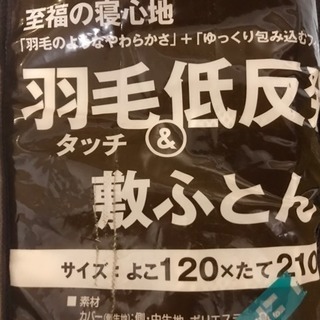 ニトリ 敷布団の画像