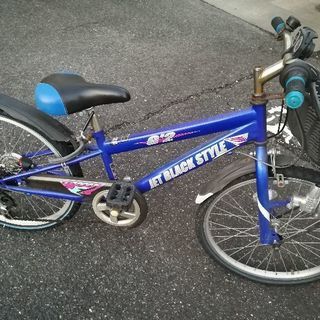 子供用自転車　男の子用　ブルー　小学生の画像