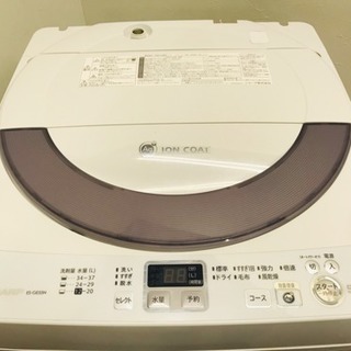 033102☆シャープ 5.5kg洗濯機 13年製☆