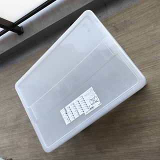 IKEAイケア SAMLA ボックス, 透明 x12個（フタ付き）まとめ売りの画像