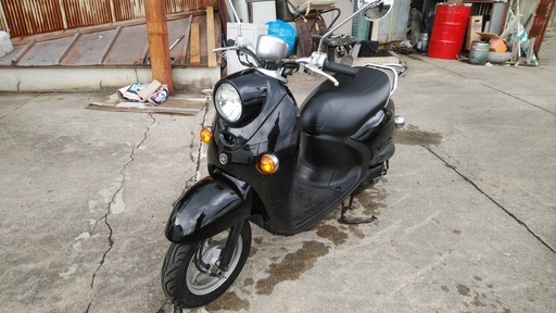 ☆☆ヤマハビーノ　SA26J　黒　リペイント済　ミラーもシートも新品！