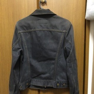 リーバイス レディース Gジャン ブラックデニム ストーンウォッシュの画像