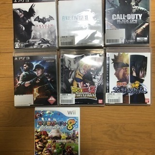 PS3 Wii ソフトセットの画像