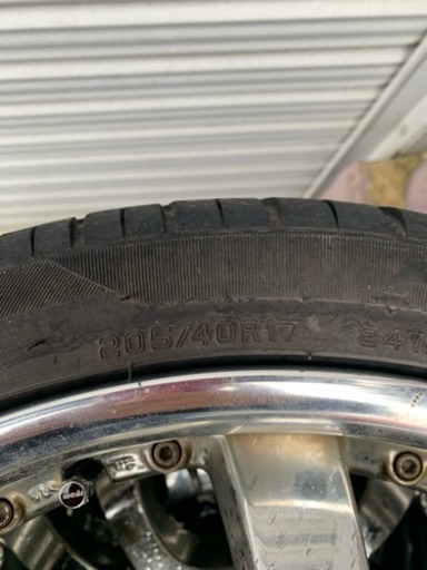 マーチ外し 17インチ 205/40R17  4穴