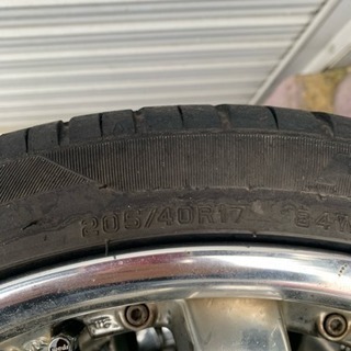 マーチ外し 17インチ 205/40R17  4穴