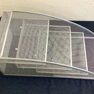 マガジンラック マガジンスタンド アイアン 4段 29.5×23×高さ60cm JM2184)【取りに来られる方限定】の画像