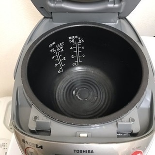 10パーセントOFFキャンペーン【リサイクルサービス八光　田上店　安心の1か月保証】東芝　5.5合　圧力IH保温釜の画像