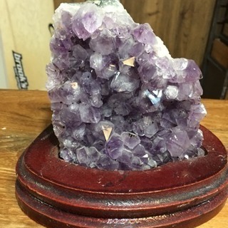 アメジスト クラスター 台座付き