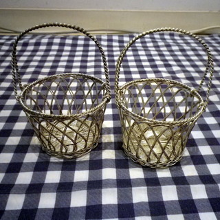 メタルワイヤー　かご　　各種　4個セットで　【取りに来てくださる方限定】の画像