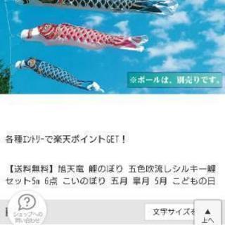 こいのぼり2 値下げ