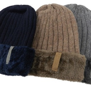 【新品・販売価格1800〜2500円冬物在庫まとめ売り】ニット帽 メンズ ネット販売用の画像数枚提供します！の画像